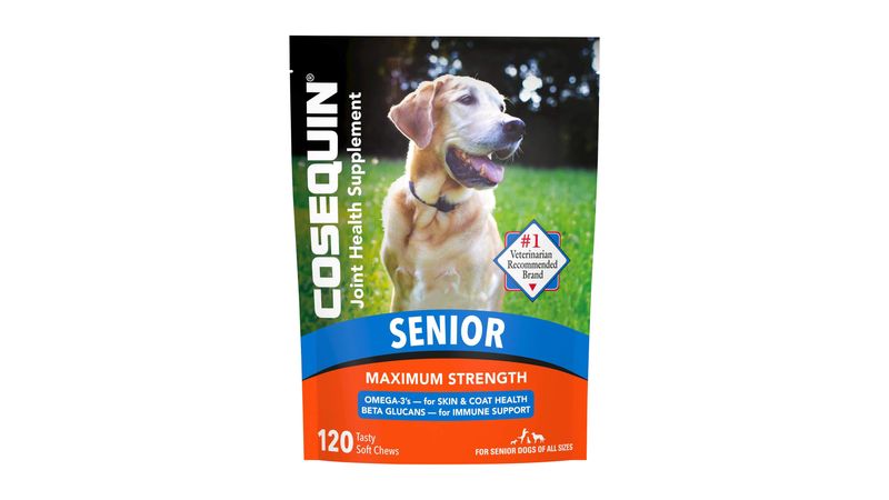 Nutramax Cosequin Senior Joint Health Supplement for Senior Dogs 120 Soft Chews Pet Supplies 4 Less