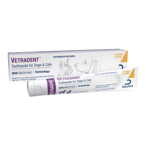 Vetradent Toothpaste (double-headed toothbrush included), 2.3 oz