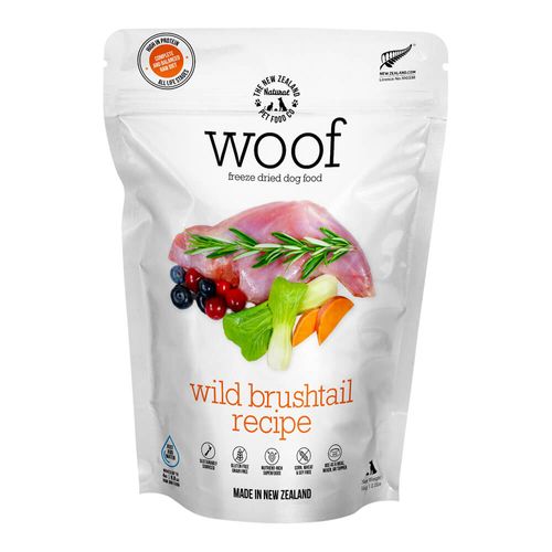 Woof Wild Brushtail Freeze Dried Food 2.2lbs