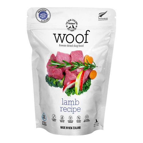 Woof Lamb Freeze Dried Food 2.2lb