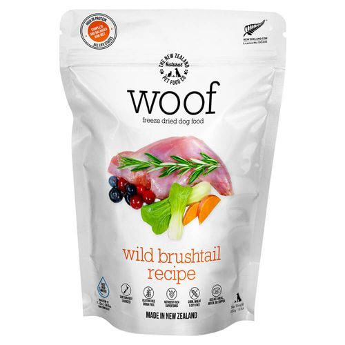 Woof Wild Brushtail Freeze Dried Food 9.9oz