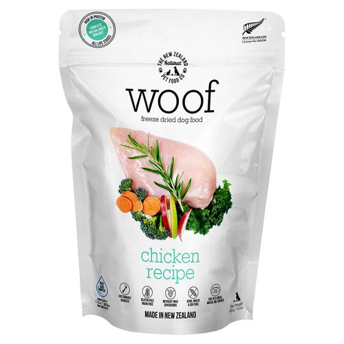Woof Chicken Freeze Dried Food 9.9oz