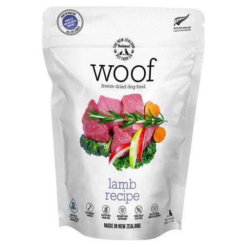 Woof Lamb Freeze Dried Food 9.9oz