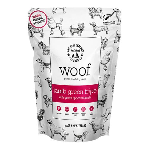 Woof Lamb Green Tripe Freeze Dried Treat 1.4oz