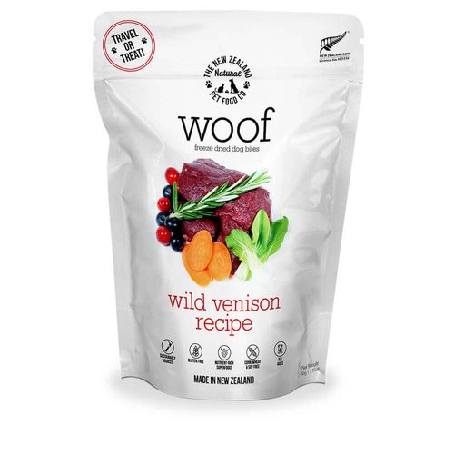 Woof Wild Venison Freeze Dried Treat 1.76oz