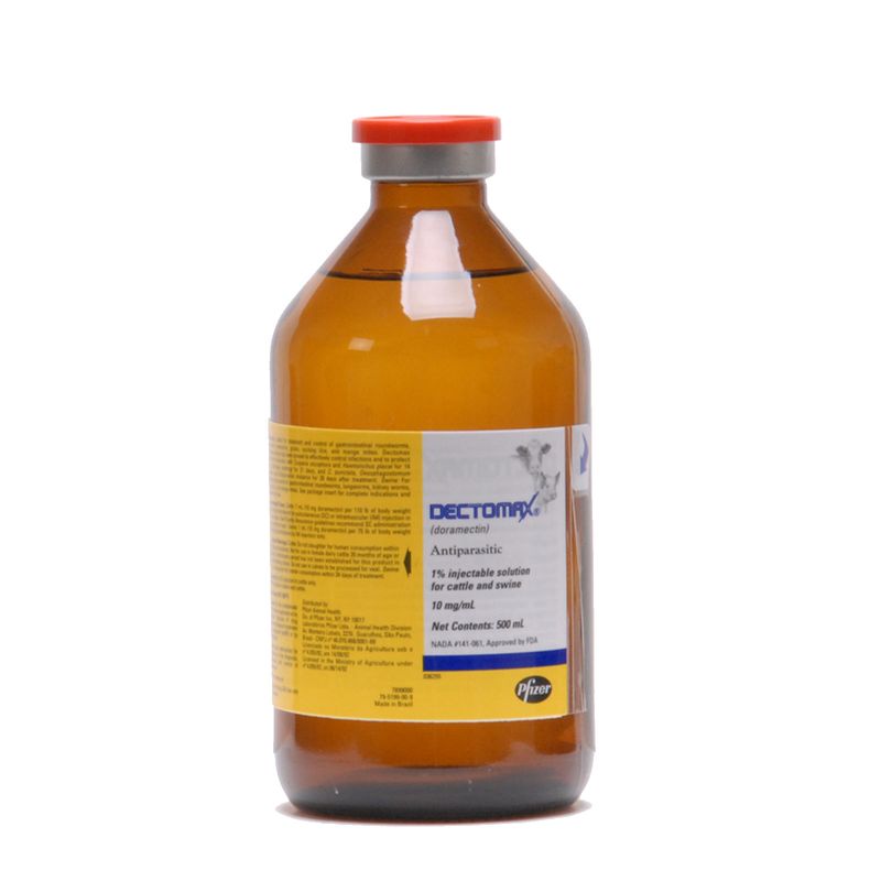 Dectomax 1 Injectable wormer 500ml Lambert Vet Supply Dog, Cat
