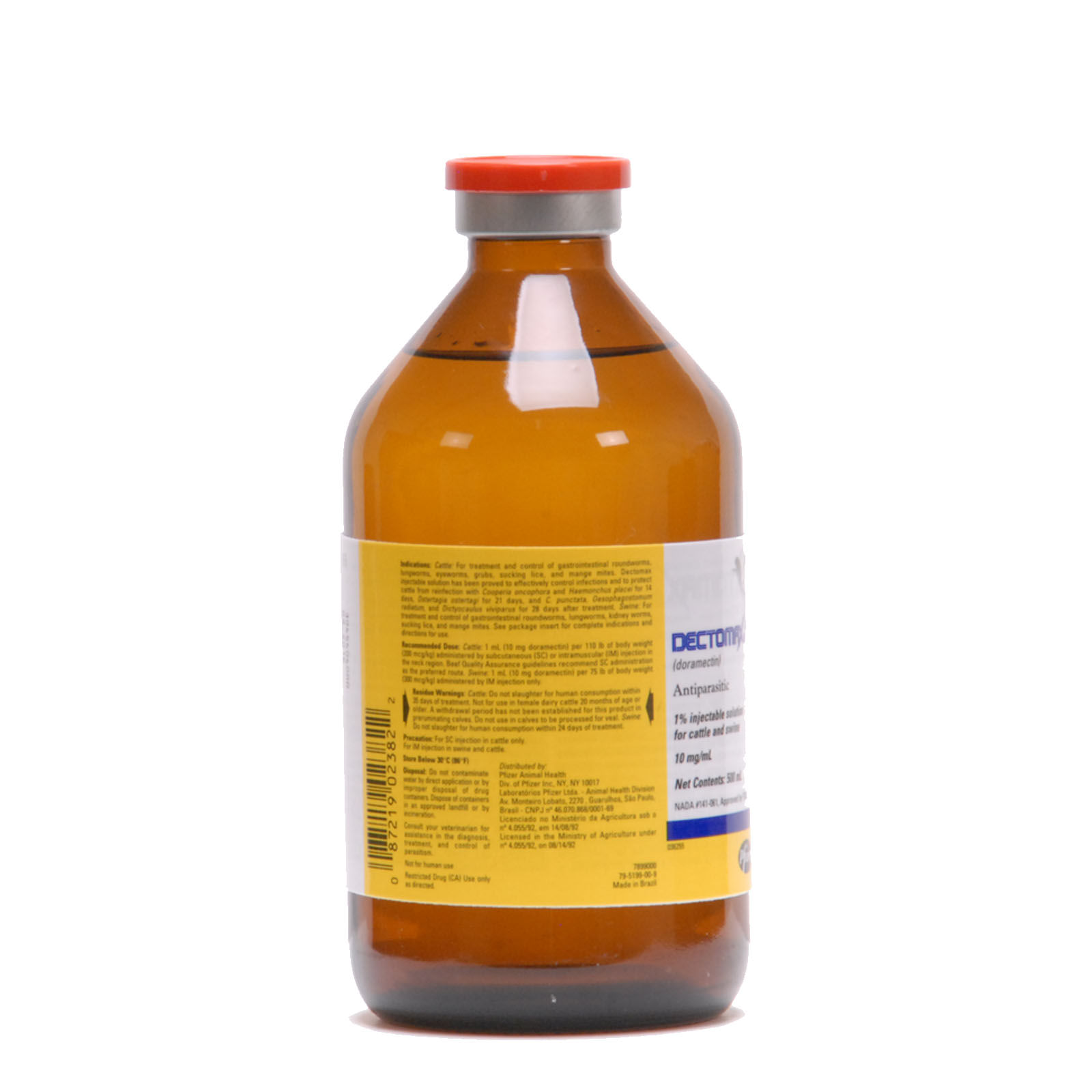 Dectomax 1% Injectable wormer 500ml - Pet Supplies 4 Less