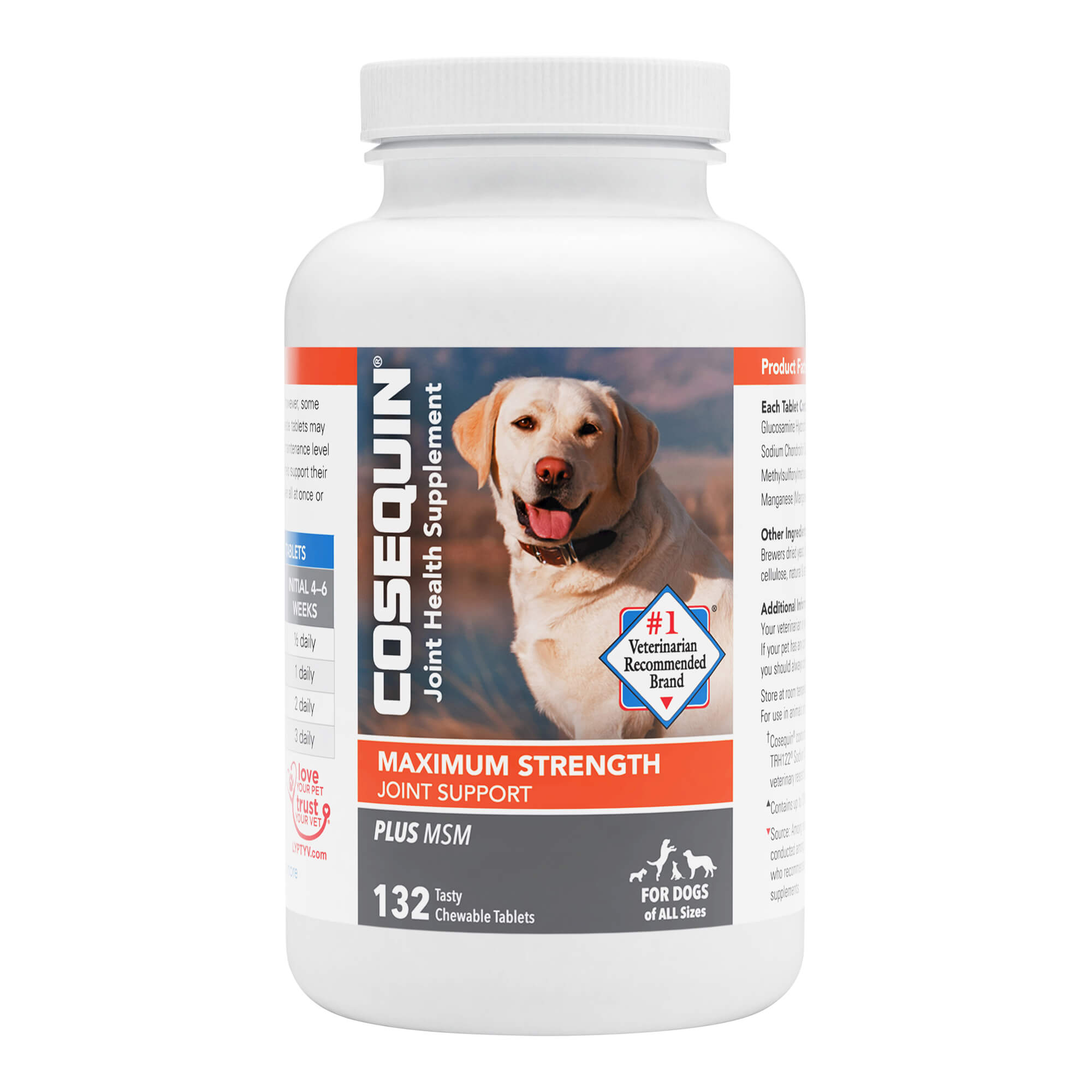 Cosequin DS Plus MSM Chewable Tablets for Dogs Pet Supplies 4 Less
