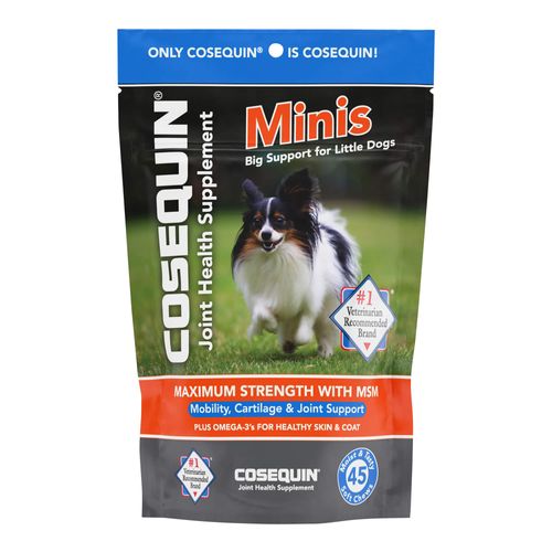 Cosequin Mini Soft Chews with MSM Plus Omega-3s for Little Dogs