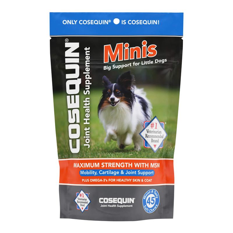 Cosequin Mini Soft Chews with MSM Plus Omega3s for Little Dogs