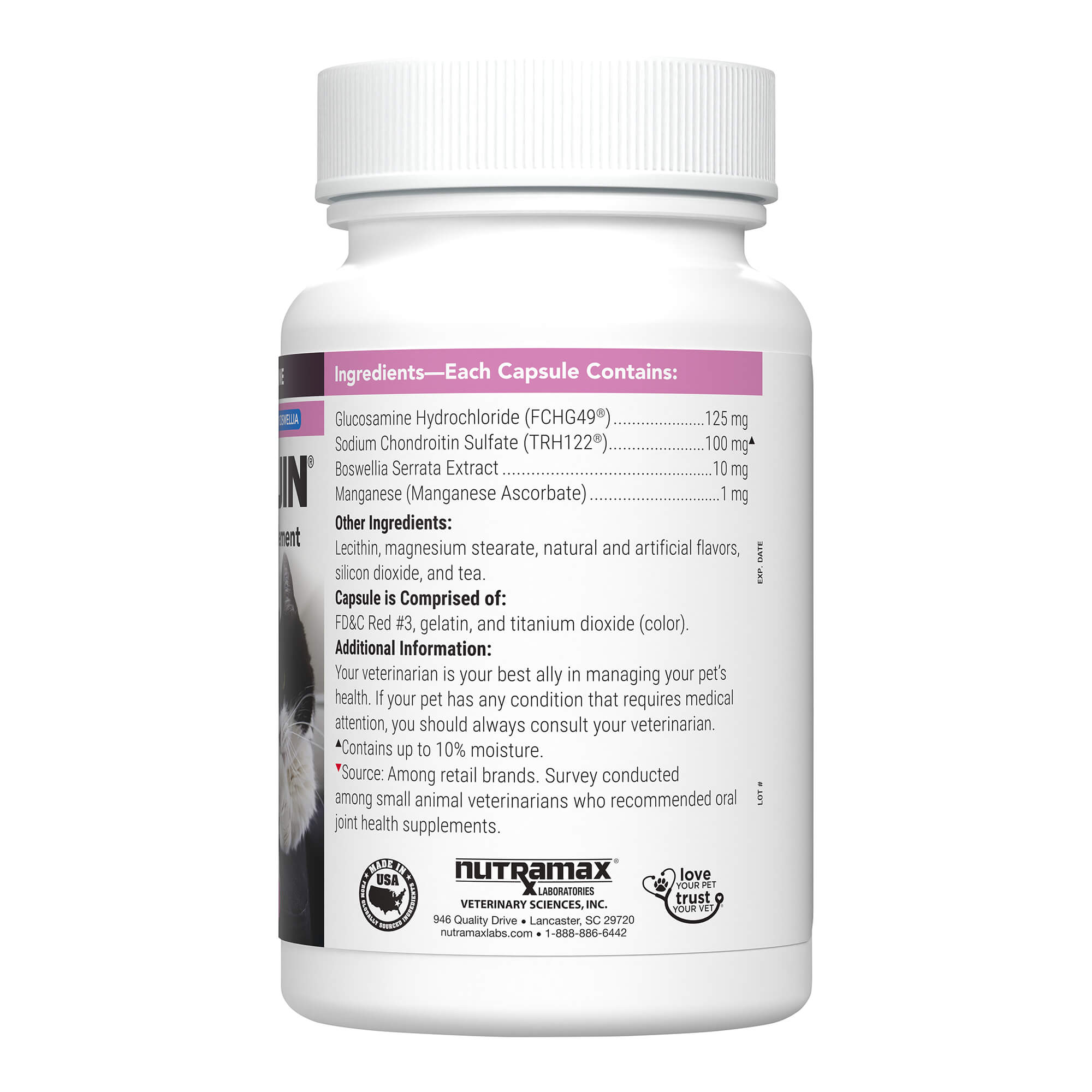 Cosequin Max Strength plus Boswellia Capsules for Cats, 60 Sprinkles