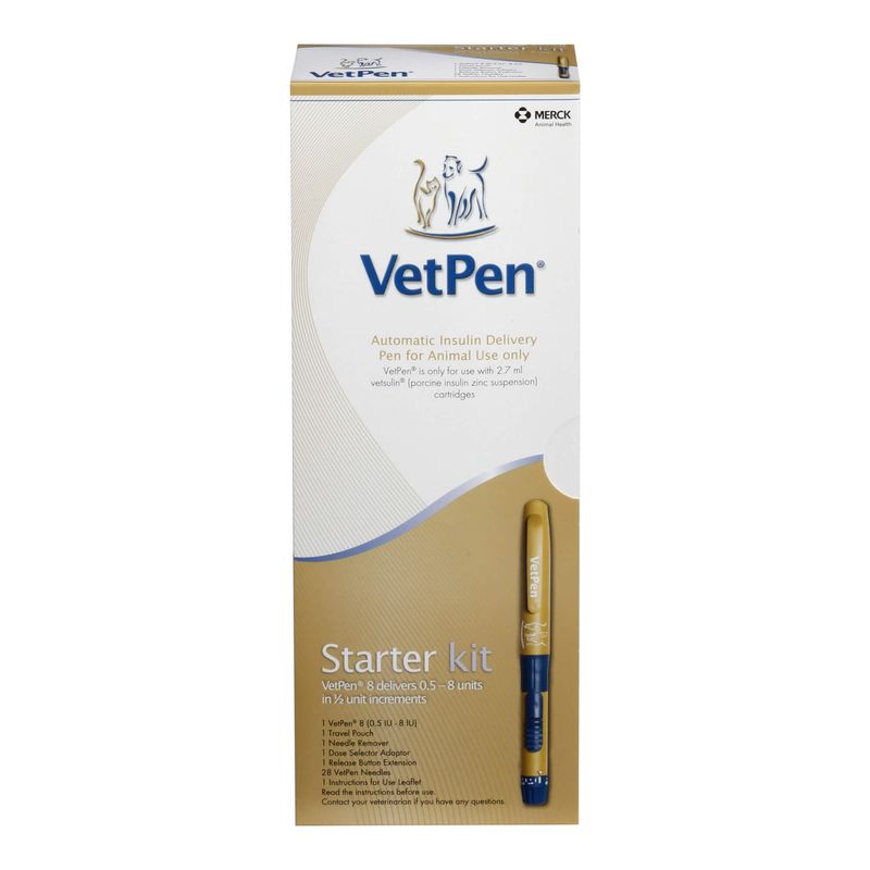 Rx Vetsulin VetPen Device 8IU Starter Kit for Pets Lambert Vet Supply