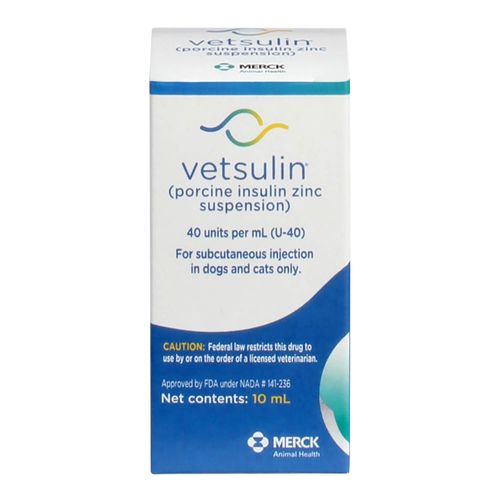 Vetsulin Insulin for Dogs & Cats U-40 10 mL Rx