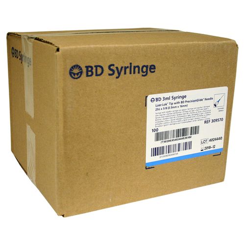 Rx Syringe, 3cc x 25 x 5/8 LL