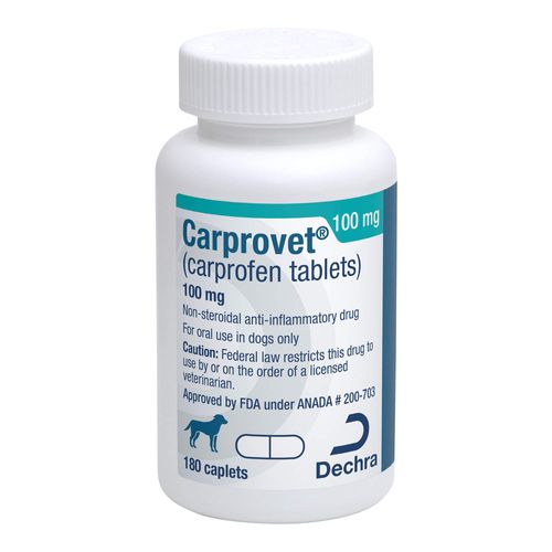 Rx Carprovet (Carprofen) Caplet 100mg 180ct