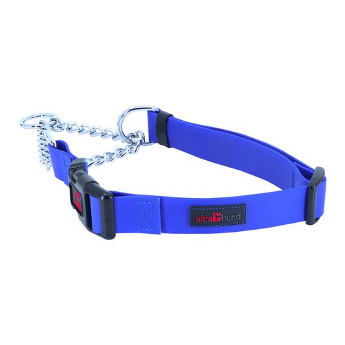 Collar, Play Martingale, 1" Wide, Large Adjustable, Fits neck, 18" to 22", Blue