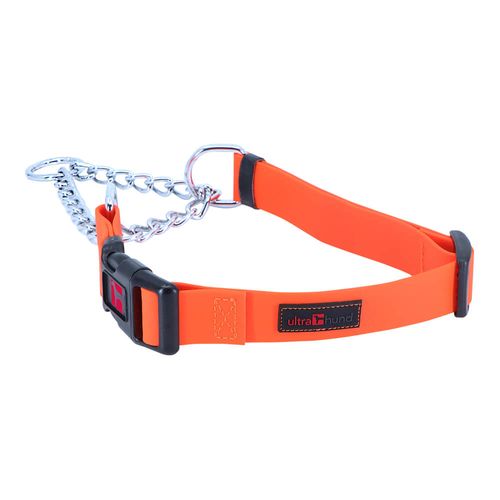 Collar, Play Martingale, 1" Wide, Large Adjustable, Fits neck, 18" to 22", Orange