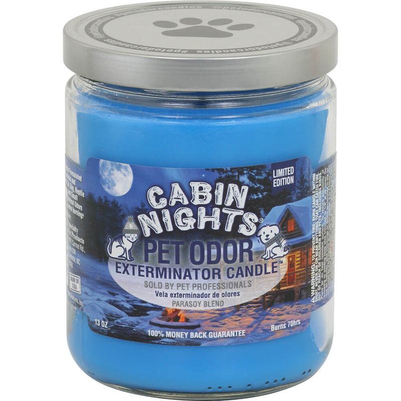 Pet Odor Exterminator Candle Cabin Nights 13oz Lambert Vet Supply