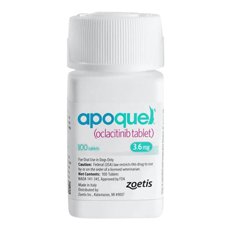 Rx, Apoquel for Dogs, 3.6mg 100 ct. - Pet Supplies 4 Less