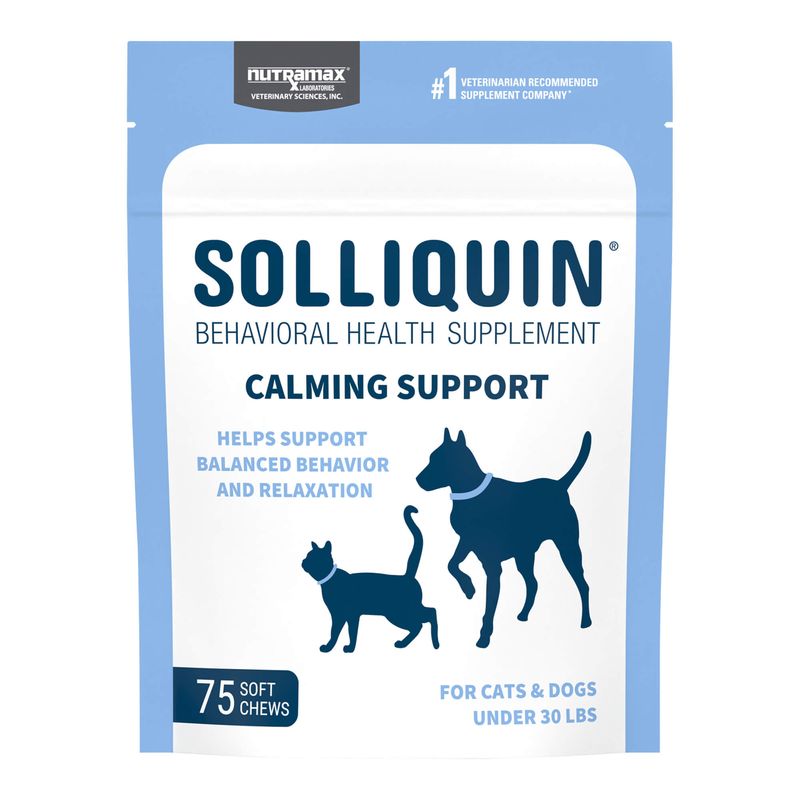 Solliquin Soft Chews 75 ct for SM to Med Dogs Large Cats