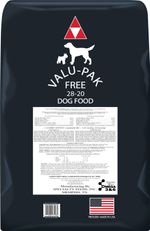Valu-Pak Free 28-20 Dog Food (Black Bag), 50lb