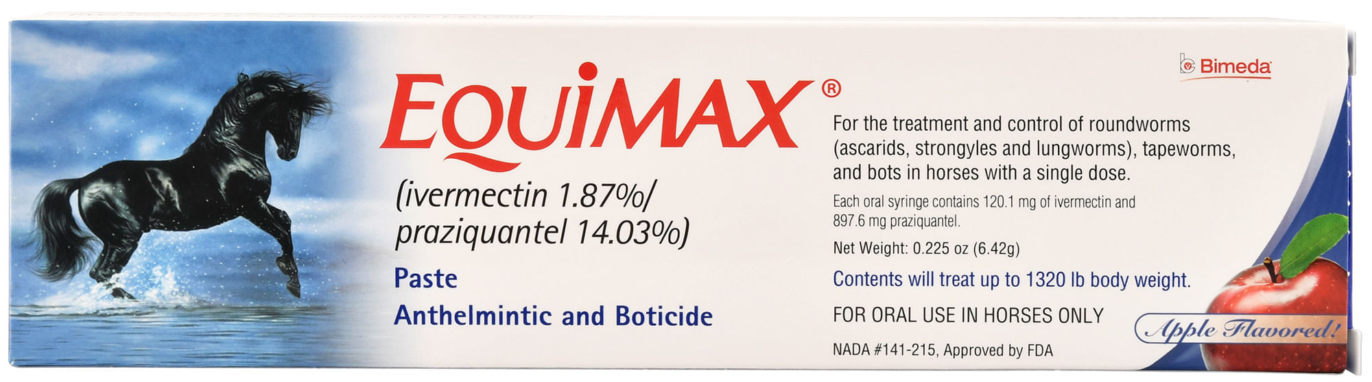 Equimax Horse Wormer Paste for Parasite Treatment Lambert Vet Supply