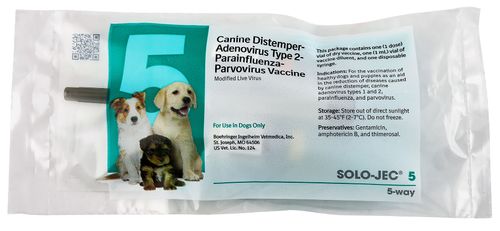 Solo-Jec 5 (5 Way Dog Vaccine)