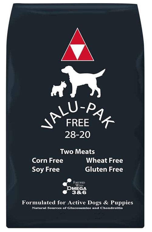 Valu-Pak Free 28-20 Dog Food (Black Bag), 20 lb