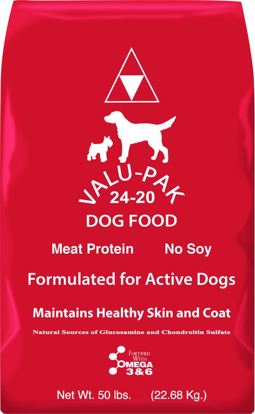 Valu-Pak 24-20 Dog Food (Red Bag), 50 lb