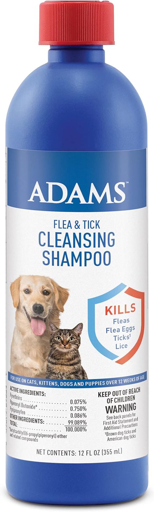 Adams Flea & Tick Cleansing Shampoo