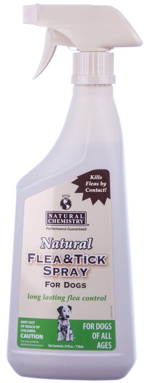 Natural Flea & Tick Spray, 24 oz
