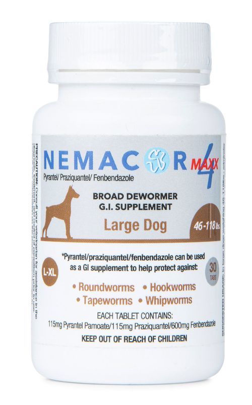 Nemacor Maxx 4 Dogs, Beef, 30 ct