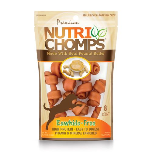 NutriChomps 8ct Peanut Butter Mini Knot