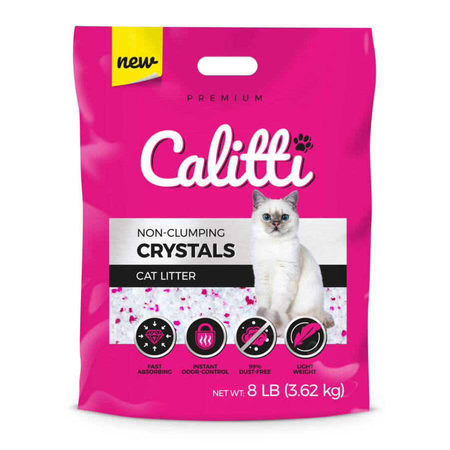 Calitti Crystals with Silica Gel Cat Litter 8lb