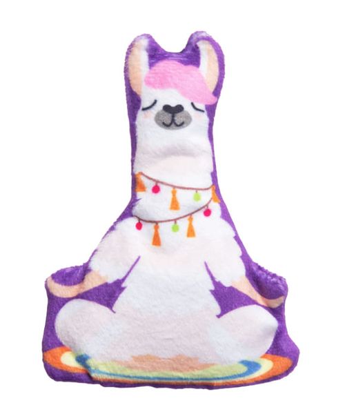 SnugArooz Kitty Llamaste Crinkle Cat Toy with Catnip