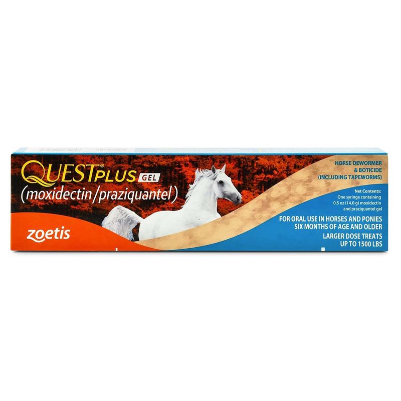 Quest Plus Gel Horse Dewormer Pet Supplies 4 Less