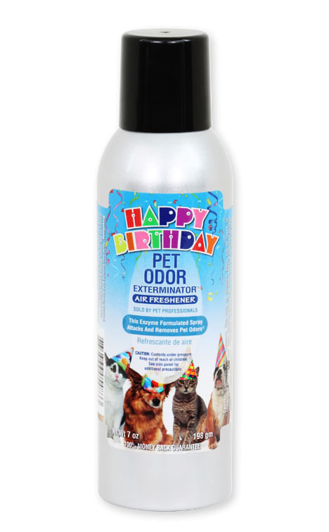 Pet Odor Exterminator Spray, Happy Birthday, 7oz