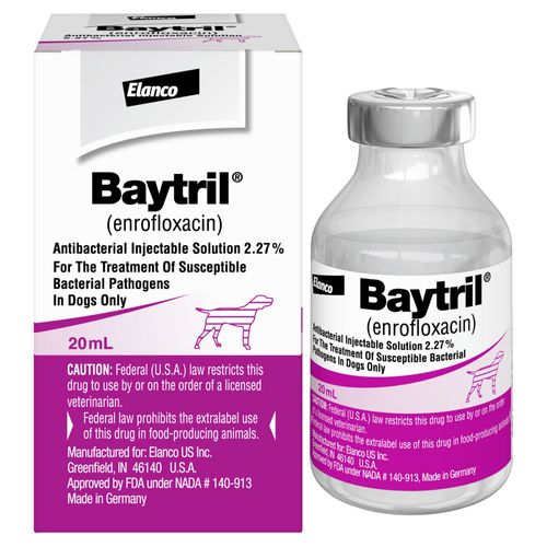 Baytril 2.27% Injectable Solution Rx