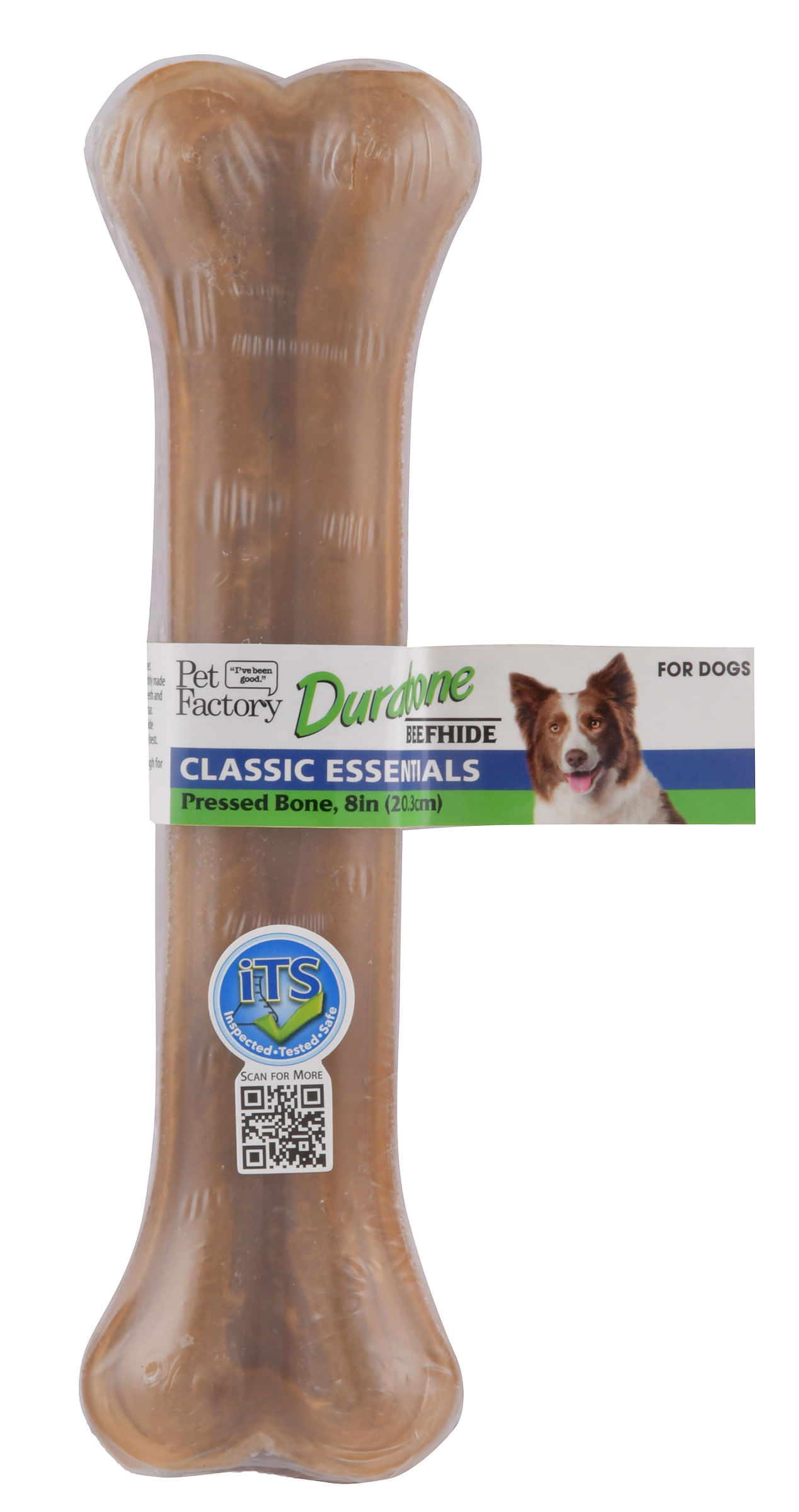 Pet Factory Natural Pressed Rawhide Bones Dog Treat Lambert Vet
