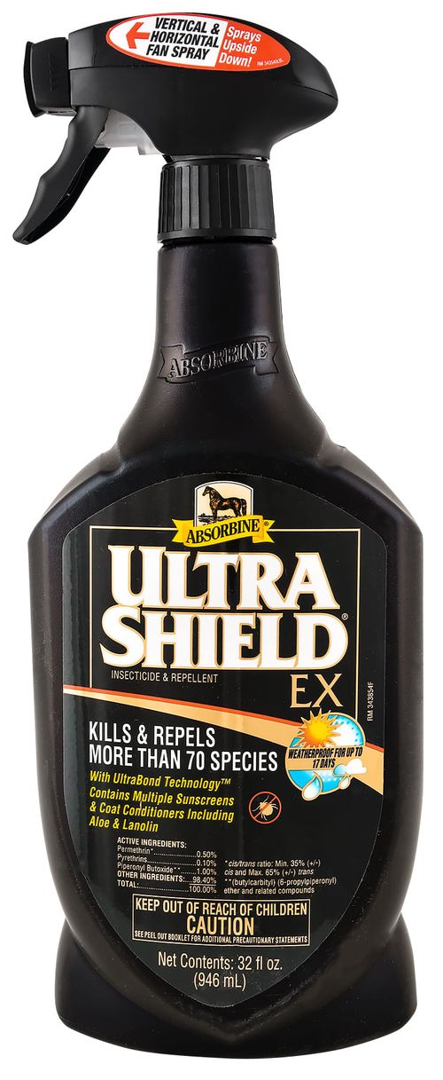 UltraShield EX Insecticide & Repellent Spray, Black