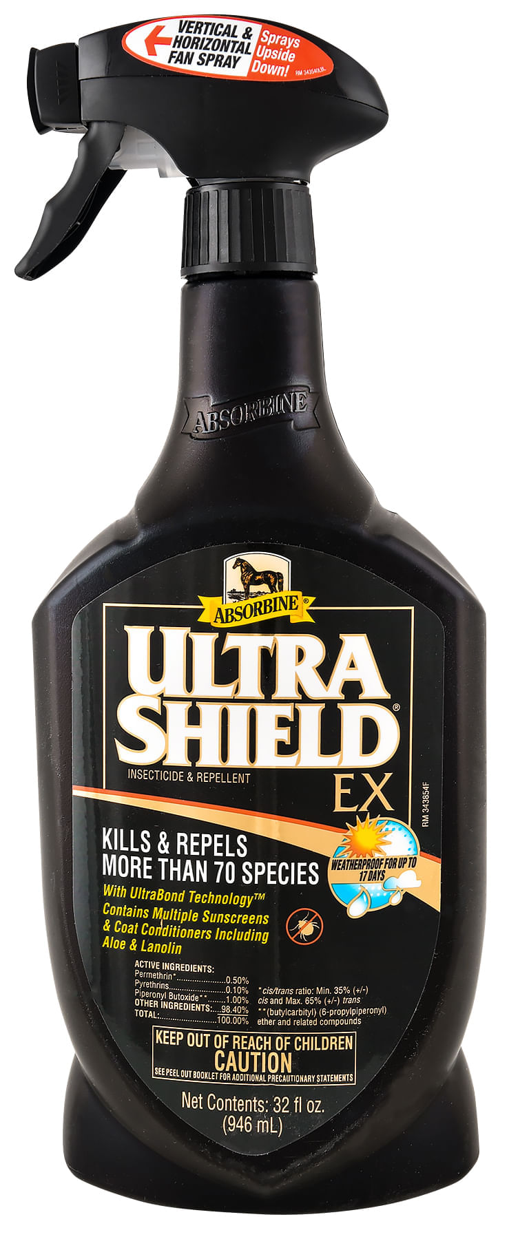 UltraShield EX Insecticide & Repellent Spray (Black) Lambert Vet