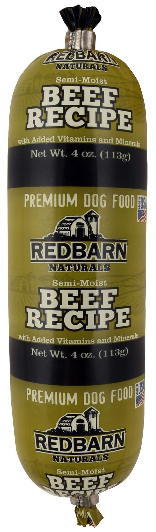 Redbarn Naturals Beef Recipe Dog Food Roll