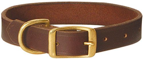 Jeffers Flat Leather Collars