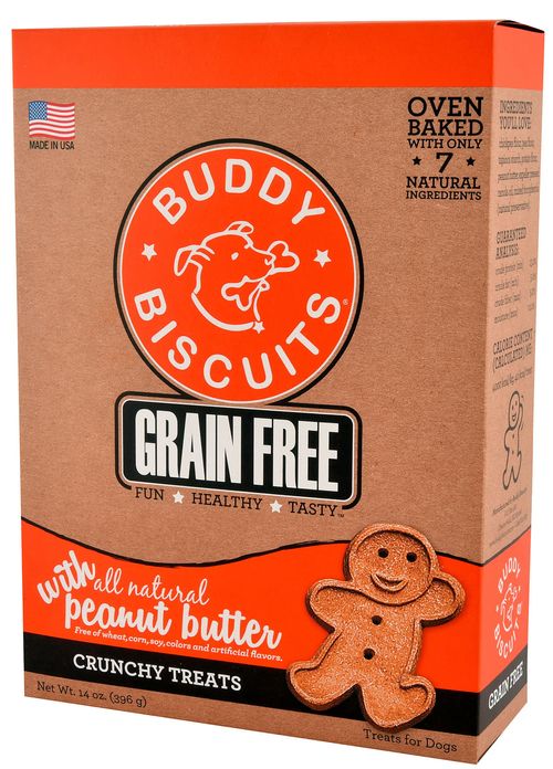 Grain-Free, Oven-Baked Buddy Biscuits, 14 oz