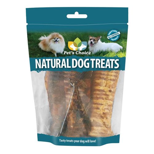 Pet's Choice Beef Trachea Dog Chews, 6"