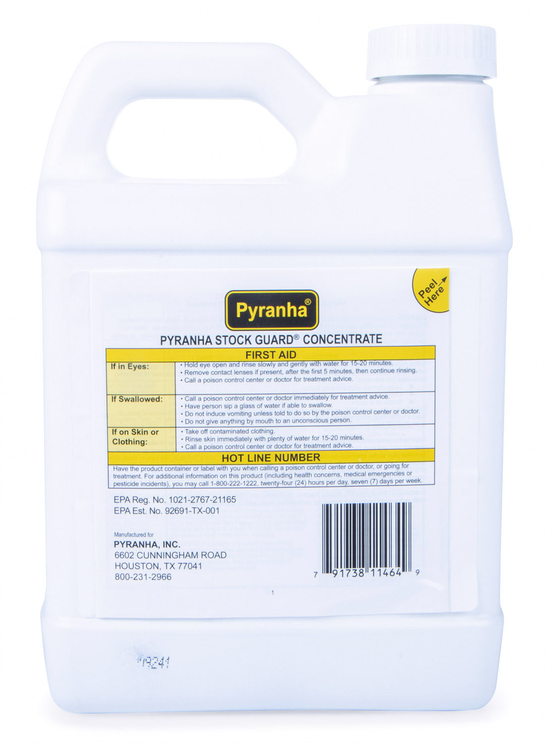 Pyranha StockGuard Concentrate, 64 oz, Fly Control Spray - Lambert Vet ...