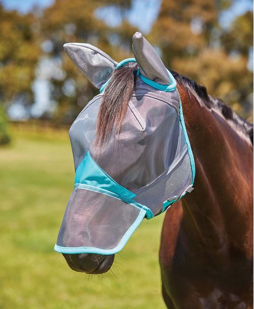 WeatherBeeta ComFITec Deluxe Fine Mesh Fly Mask with Ears & Nose