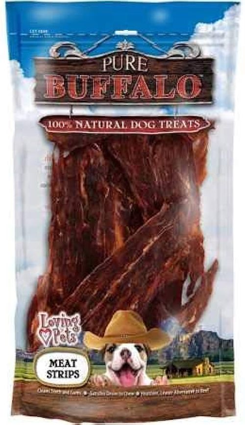 Pure Buffalo Jerky Meat Strips, 3.5 oz