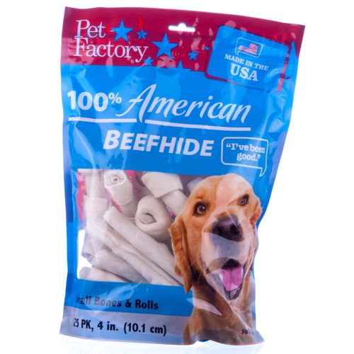 100% American Beefhide, Assorted Chews