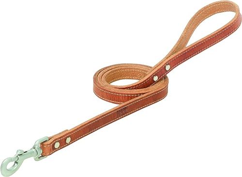 Terrain D.O.G. Harness Leather Dog Leash, Russet, 3/4" x 6'